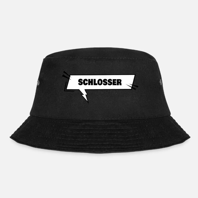 Schlosser - Bucket Hat - Schwarz