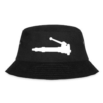 Fire department brigade water jet nozzle, jet pipe - Bucket Hat - black - Front - Lela (165cm)