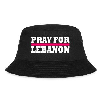 Pray for lebanon - Bucket Hat - black - Front - Lela (165cm)