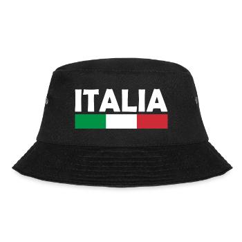Italien - Bucket Hat - Schwarz - Vorne - Lela (165cm)