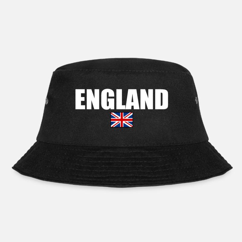 England - Bucket Hat - black