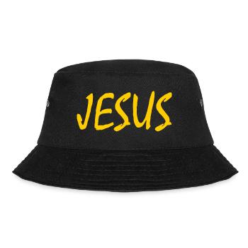 Jesus - Bucket Hat - Schwarz - Vorne - Lela (165cm)