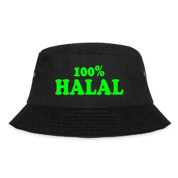 Halal - Bucket Hat - Schwarz - Vorne - Lela (165cm)