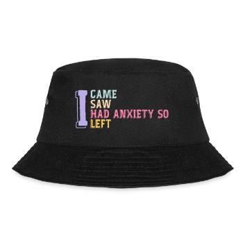 I Came I Saw I Had Anxiety So I Left Funny Saying - Bob - noir - Devant - Lela (165cm)