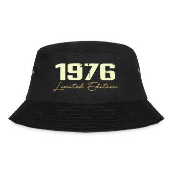1976 Limited Edition - 1976 Birthday Gift - Bucket Hat - black - Front - Lela (165cm)