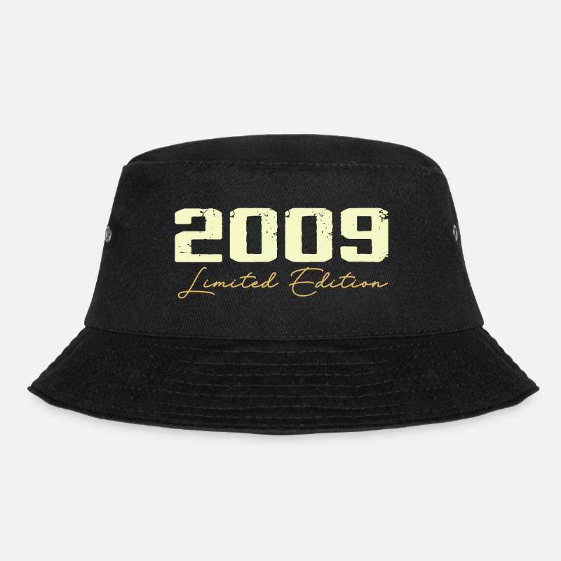 2009 Limitierte Auflage - 2009 Geburtstagsgeschenk - Bucket Hat - Schwarz