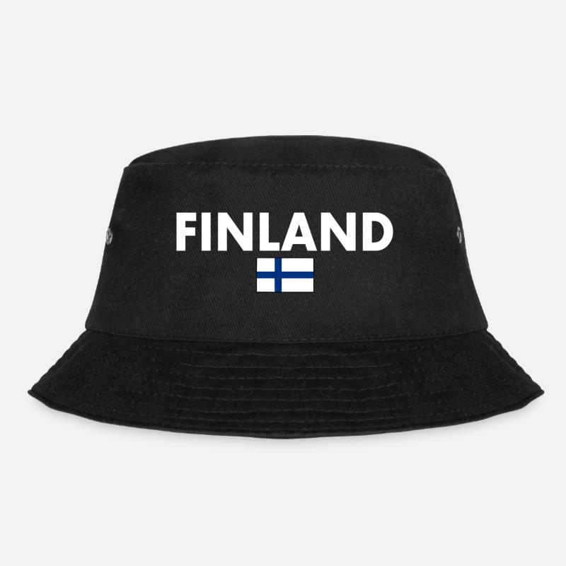 Finland - Bucket Hat - black