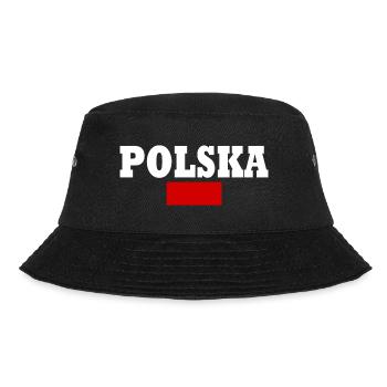 Polen - Bucket Hat - Schwarz - Vorne - Lela (165cm)