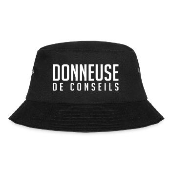 Donneuse De Conseils Leçons Morale Humour - Bob - noir - Devant - Lela (165cm)