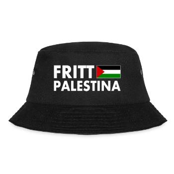 fritt palestina - Bucket Hat - black - Front - Lela (165cm)