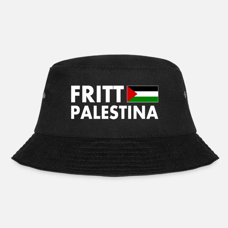 fritt palestina - Bucket Hat - Schwarz