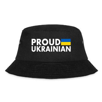 Proud ukrainian - Bucket Hat - Schwarz - Vorne - Lela (165cm)
