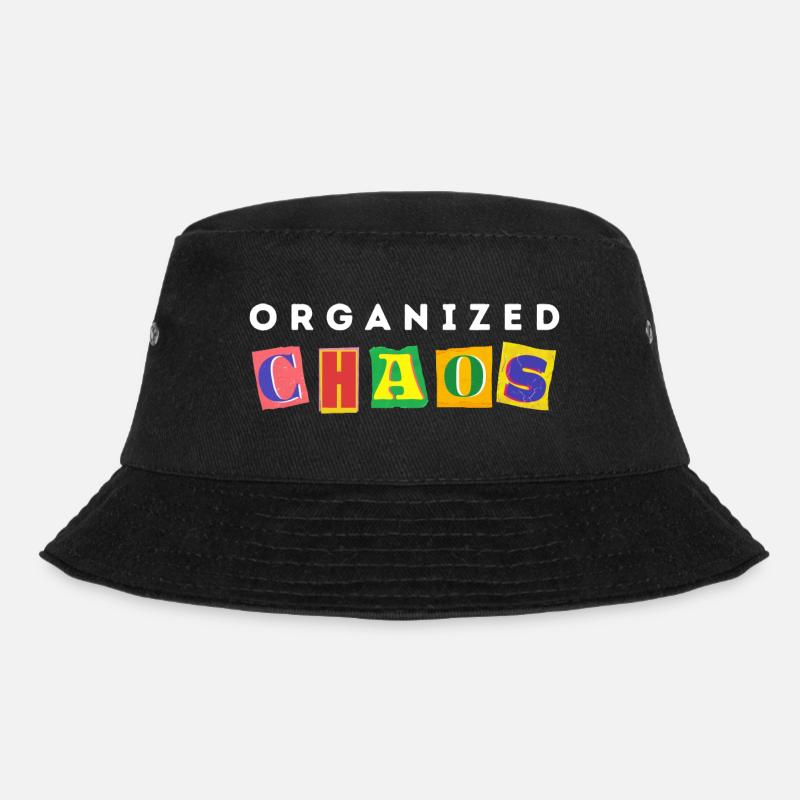 Organisiertes Chaos - Bucket Hat - Schwarz