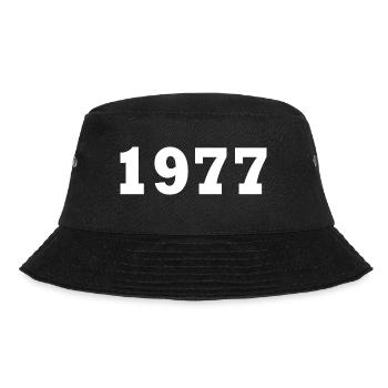 1977 - Bucket Hat - Schwarz - Vorne - Lela (165cm)