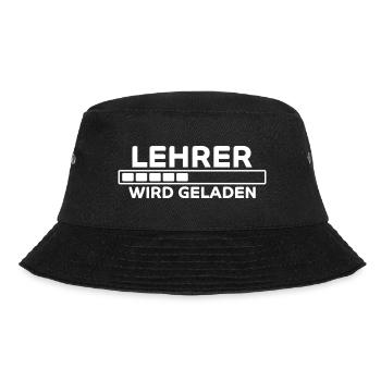 Lehrer Spruch Unterricht Lustiges Lehrer Geschenk - Bucket Hat - Schwarz - Vorne - Lela (165cm)