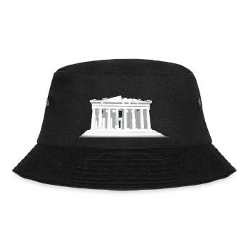 PARTHENON - Bucket Hat - Schwarz - Vorne - Lela (165cm)