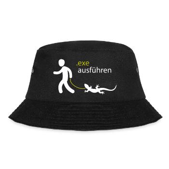 .exe ausführen ADMIN - Bucket Hat - Schwarz - Vorne - Lela (165cm)