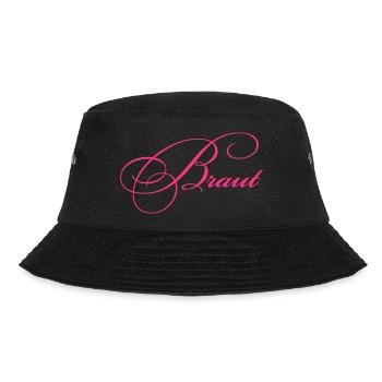 Braut - Bucket Hat - Schwarz - Vorne - Lela (165cm)