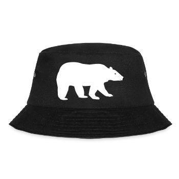 polar bear - Bucket Hat - black - Front - Lela (165cm)