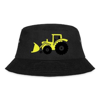 Tractor front loader Bulldog wheel loader with - Bucket Hat - black - Front - Lela (165cm)