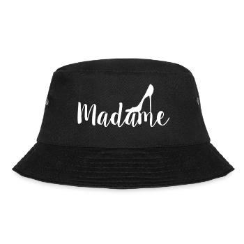 Madame High Heel white - Bucket Hat - Schwarz - Vorne - Lela (165cm)
