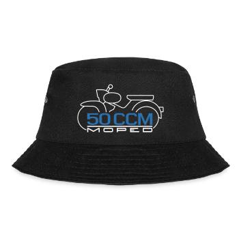 Moped Star 50 ccm Emblem - Bucket Hat - Schwarz - Vorne - Lela (165cm)