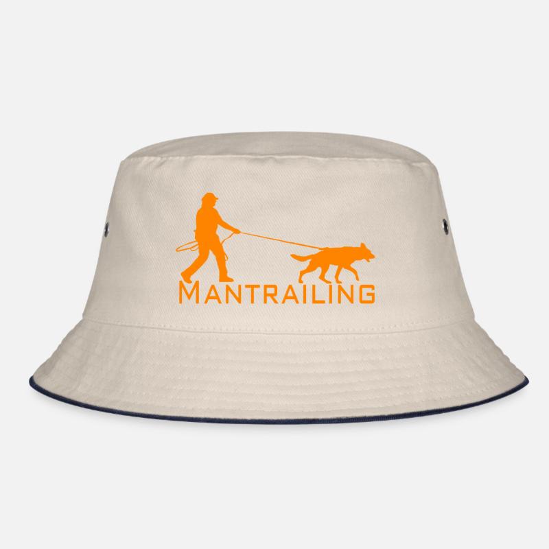Mantrailing Orange Bucket Hat