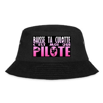 baisse culotte moi pilote humour sexe position - Bob - noir - Devant - Lela (165cm)