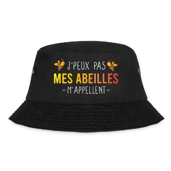 J'peux pas Mes Abeilles M'Appellent / Apiculture - Bob - noir - Devant - Lela (165cm)