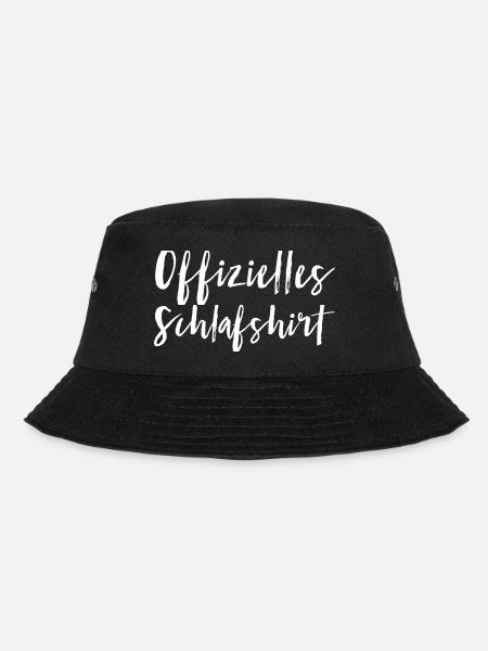 Offizielles Schlafshirt - Bucket Hat - Schwarz