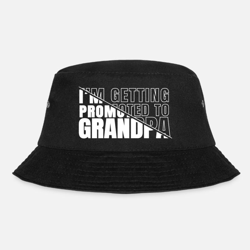 zum Opa befördert. Opa - Bucket Hat - Schwarz