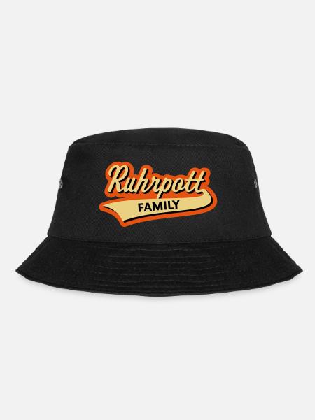 Ruhrpott Family (Familie Ruhrgebiet Kohlenpott 3C) - Bucket Hat - Schwarz