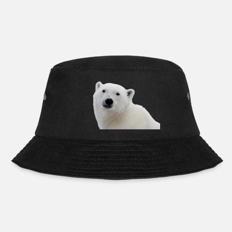 Eisbären - Bucket Hat - Schwarz
