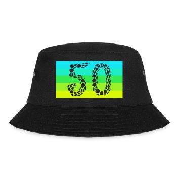 50 - Bucket Hat - Schwarz - Vorne - Lela (165cm)