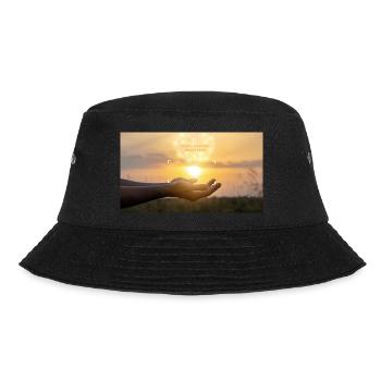 Finde den Klang Deiner Seele - Bucket Hat - Schwarz - Vorne - Lela (165cm)