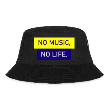 Rock and Roll Rock Music - Bucket Hat - Schwarz - Vorne - Lela (165cm)