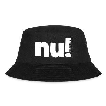 nu - sächsisch - Ja - Sachsen - Bucket Hat - Schwarz - Vorne - Lela (165cm)