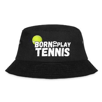 tennis / tennis / tennis players / tennis games - Bucket Hat - black - Front - Lela (165cm)