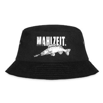 Mahlzeit – Zander - Bucket Hat - Schwarz - Vorne - Lela (165cm)
