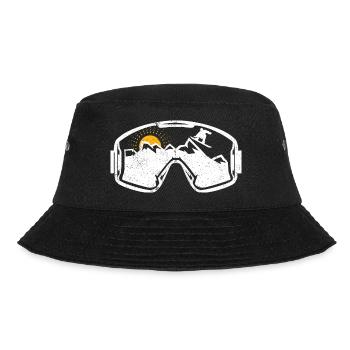 Ski Snowboard Goggles Skiing Snow Mountain Winter - Bucket Hat - black - Front - Lela (165cm)