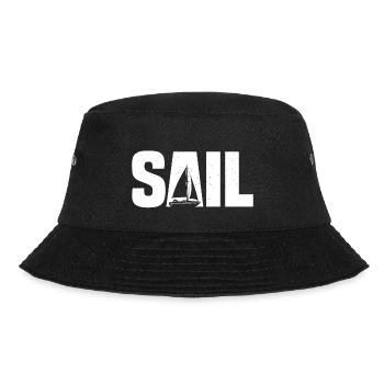 Segelboot Sailing Sailing Sail Segelboot - Bucket Hat - Schwarz - Vorne - Lela (165cm)