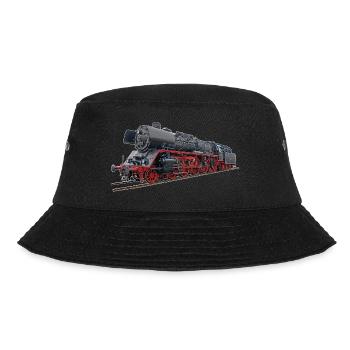 Dampflok 03 1010 - Bucket Hat - Schwarz - Vorne - Lela (165cm)