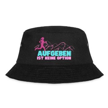 Lauf shirt Team rennen muddy run obstacle matsch - Bucket Hat - Schwarz - Vorne - Lela (165cm)