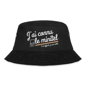 J'ai connu le minitel - Je suis vieille - Bob - noir - Devant - Lela (165cm)