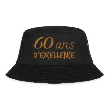 Anniversaire 60 ans d’excellence - Bob - noir - Devant - Lela (165cm)