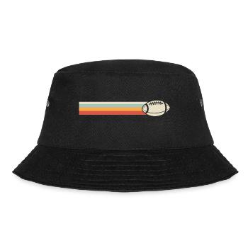 Rugby Retro Design for Rugby Fans - Bucket Hat - black - Front - Lela (165cm)