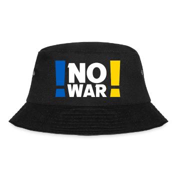 Pas de guerre Paix Mondiale Ukraine - Bob - noir - Devant - Lela (165cm)