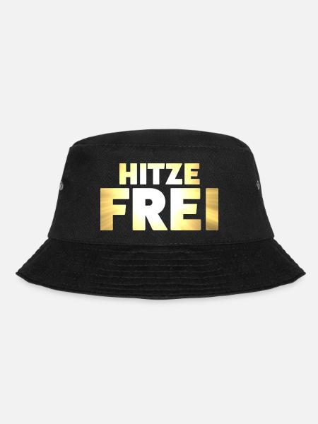 Hitzefrei - Bucket Hat - Schwarz