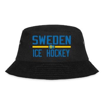 Schweden Eishockey - Bucket Hat - Schwarz - Vorne - Lela (165cm)