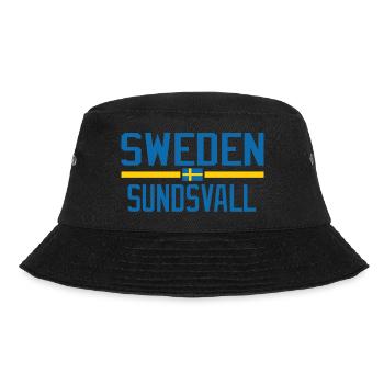 Schweden Sundsvall - Bucket Hat - Schwarz - Vorne - Lela (165cm)